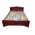 Mẫu giường ngủ gỗ keo giá rẻ rộng 1.8 mét GNK18
