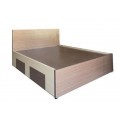 Giường ngủ 1m4 bằng gỗ công nghiệp có ngăn kéo GCN07