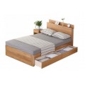 Giường ngủ đẹp 1m2 có ngăn và có kệ đầu giường giá rẻ GCNN23
