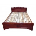 Mẫu giường ngủ gỗ keo giá rẻ rộng 1.6 mét GNK16