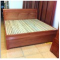 Giường đơn 1m2 bằng gỗ xoan hiện đại GGN01