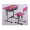 Bộ bàn ghế chân sắt dành cho cấp 1 BHS03-2 sơn PU