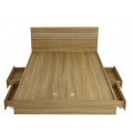 Giường gỗ công nghiệp 2 ngăn kéo GCN57